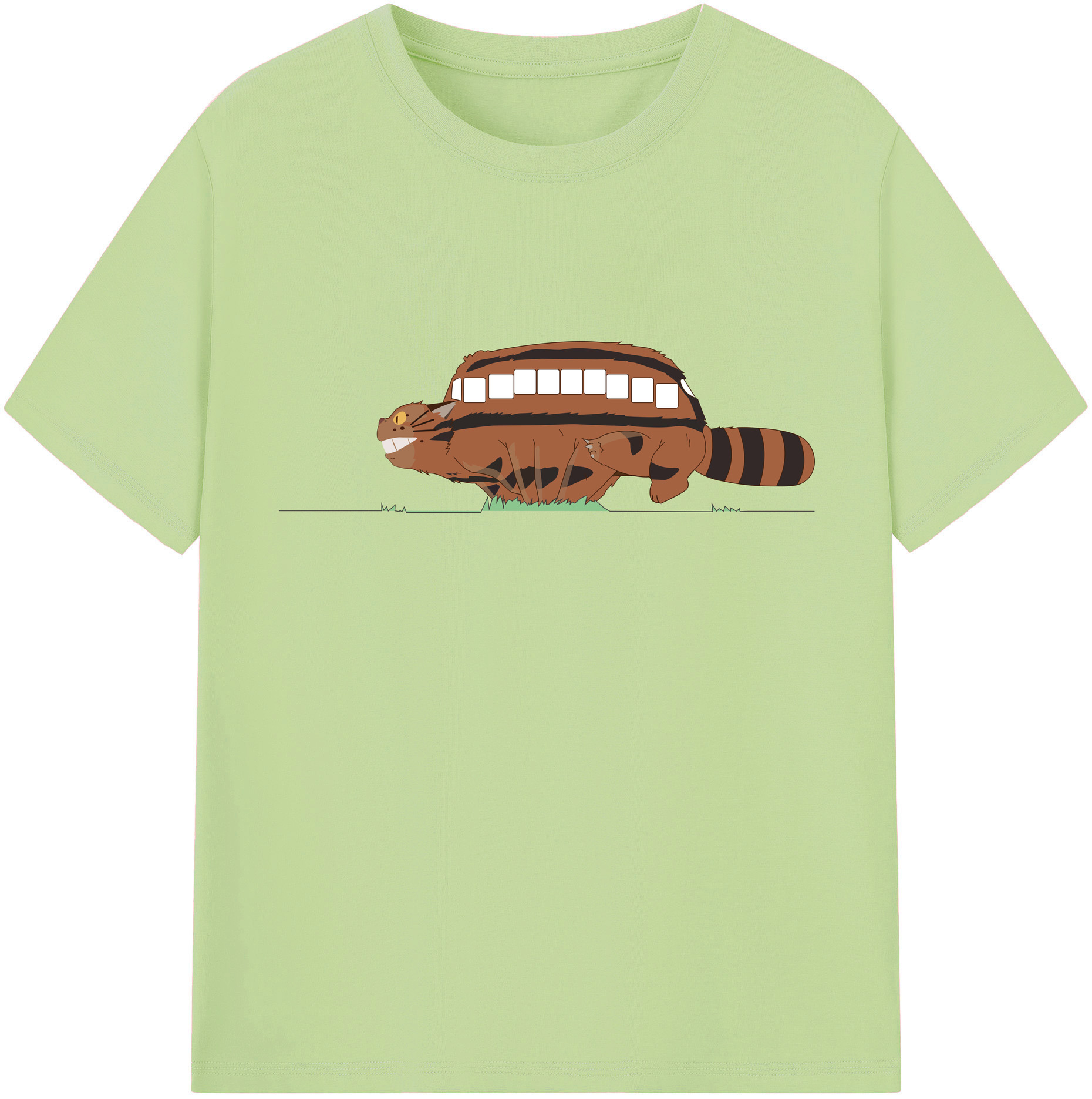 （画像用） となりのトトロ 草壁メイ 草壁サツキ My Neighbor Totoro Satsuki Kusakabe Mei Kusakabe 綿100％半袖Tシャツ（フロントプリント）